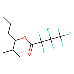 2-Methyl-3-hexanol, heptafluorobutyrate