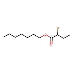Heptyl 2-bromobutanoate
