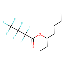 3-Heptanol, heptafluorobutyrate