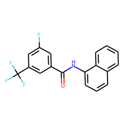 3-Fluoro-5-trifluoromethylbenzamide, N-(1-naphthyl)-