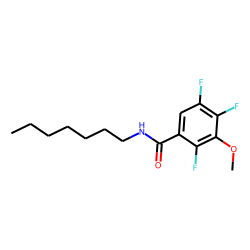 Benzamide, 2,4,5-trifluoro-trifluoro-3-methoxy-N-heptyl-