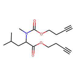 L-Leucine, N-methyl-N-(but-3-yn-1-yloxycarbonyl)-, but-3-yn-1-yl ester