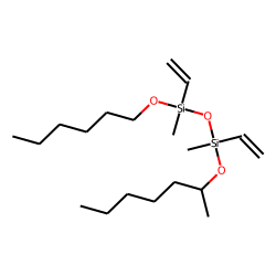 Silane, methylvinyl(hept-2-yloxy)(methylvinylhexyloxysilyloxy)-
