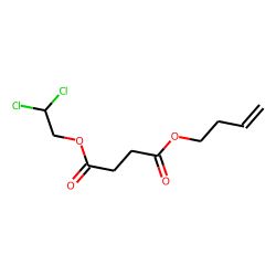 Succinic acid, 2,2-dichloroethyl but-3-en-1-yl ester