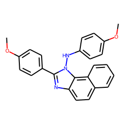 1H-naphth[1,2-d]imidazole, 1-(p-anisidino)-2-(p-methoxyphenyl)-