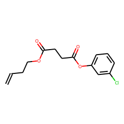Succinic acid, 3-chlorophenyl but-3-en-1-yl ester