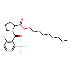 L-Proline, N-(2-fluoro-6-trifluoromethylbenzoyl)-, nonyl ester