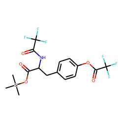 L-Tyrosine, N-(trifluoroacetyl)-, trimethylsilyl ester, trifluoroacetate (ester)