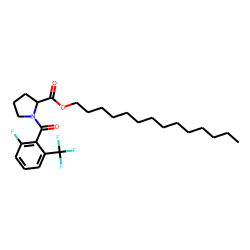 L-Proline, N-(2-fluoro-6-trifluoromethylbenzoyl)-, tetradecyl ester