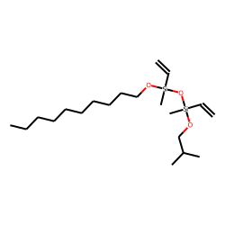 Silane, methylvinyl(isobutoxy)(methylvinyldecyloxysilyloxy)-