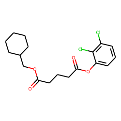 Glutaric acid, cyclohexylmethyl 2,3-dichlorophenyl ester
