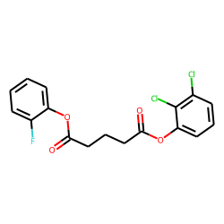 Glutaric acid, 2-fluorophenyl 2,3-dichlorophenyl ester