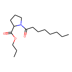 L-Proline, N-octanoyl-, propyl ester