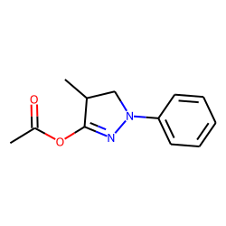 1-Phenyl-3-acetoxy-4-methyl-2-pyrazoline