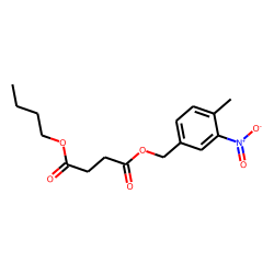 Succinic acid, butyl 4-methyl-3-nitrobenzyl ester