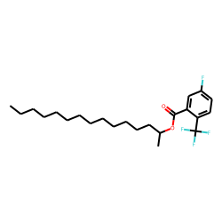 5-Fluoro-2-trifluoromethylbenzoic acid, 2-pentadecyl ester