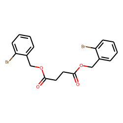 Succinic acid, di(2-bromobenzyl) ester