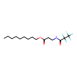 .beta.-Alanine, N-pentafluoropropionyl-, nonyl ester