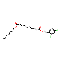 Sebacic acid, 2,4-dichlorophenethyl heptyl ester