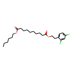 Sebacic acid, 2,4-dichlorophenethyl hexyl ester
