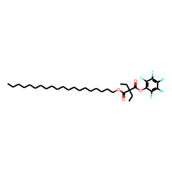 Diethylmalonic acid, eicosyl pentafluorophenyl ester