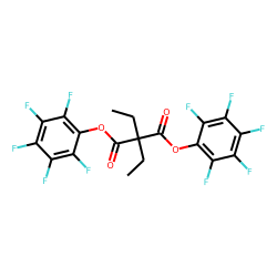 Diethylmalonic acid, dipentafluorophenyl ester