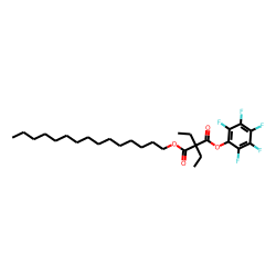 Diethylmalonic acid, pentadecyl pentafluorophenyl ester