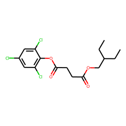 Succinic acid, 2,4,6-trichlorophenyl 2-ethylbutyl ester