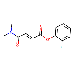 Fumaric acid, monoamide, N,N-dimethyl-, 2-fluorophenyl ester