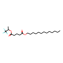 Glutaric acid, 1,1,1-trifluoroprop-2-yl tridecyl ester