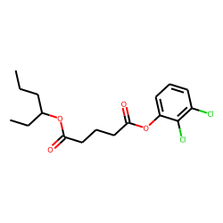 Glutaric acid, 2,3-dichlorophenyl 3-hexyl ester