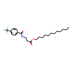 «beta»-Alanine, N-(4-trifluoromethylbenzoyl)-, dodecyl ester