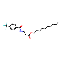 «beta»-Alanine, N-(4-trifluoromethylbenzoyl)-, decyl ester