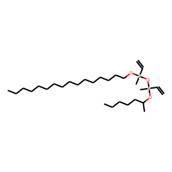 Silane, methylvinyl(hept-2-yloxy)(methylvinylhexadecyloxysilyloxy)-