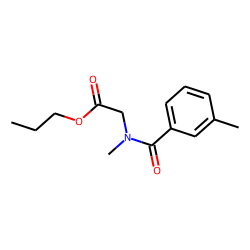 Sarcosine, N-(3-methylbenzoyl)-, propyl ester