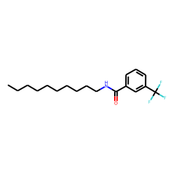 Benzamide, 3-(trifluoromethyl)-N-decyl-