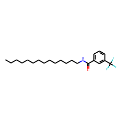 Benzamide, 3-(trifluoromethyl)-N-tetradecyl-