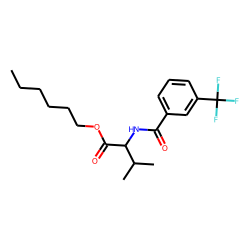 L-Valine, N-(3-trifluoromethylbenzoyl)-, hexyl ester