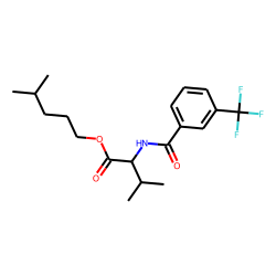 L-Valine, N-(3-trifluoromethylbenzoyl)-, isohexyl ester