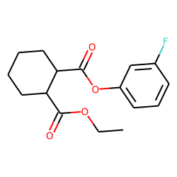 1,2-Cyclohexanedicarboxylic acid, ethyl 3-fluorophenyl ester