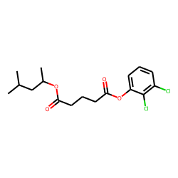 Glutaric acid, 2,3-dichlorophenyl 4-methylpent-2-yl ester
