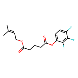 Glutaric acid, 3-methylbut-2-en-1-yl 2,3,4-trifluorophenyl ester