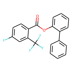 4-Fluoro-2-trifluoromethylbenzoic acid, 2-biphenyl ester