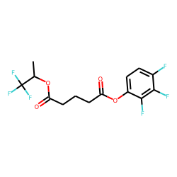 Glutaric acid, 1,1,1-trifluoroprop-2-yl 2,3,4-trifluorophenyl ester