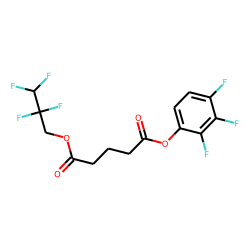 Glutaric acid, 2,2,3,3-tetrafluoropropyl 2,3,4-trifluorophenyl ester