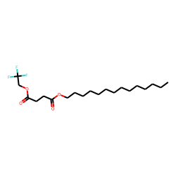 Succinic acid, tetradecyl 2,2,2-trifluoroethyl ester