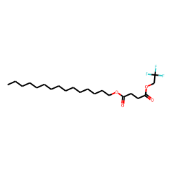 Succinic acid, pentadecyl 2,2,2-trifluoroethyl ester