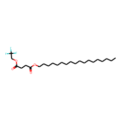 Succinic acid, octadecyl 2,2,2-trifluoroethyl ester