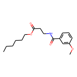 «beta»-Alanine, N-(3-methoxybenzoyl)-, hexyl ester
