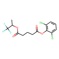 Glutaric acid, 1,1,1-trifluoroprop-2-yl 2,6-dichlorophenyl ester